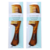 Basicare Hair Detangler Comb Brush 22cm Pack of 2 Smooth Styling Frizz Control