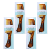 Basicare Hair Comb Brush Detangler 22cm Bundle of 4 Smooth Styling Frizz Control