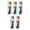 Basicare Hair Comb Brush Detangler 22cm Bundle of 5 for Smooth Styling