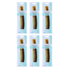 Basicare Mens Hair Comb Military 18cm 6 Pack Bundle