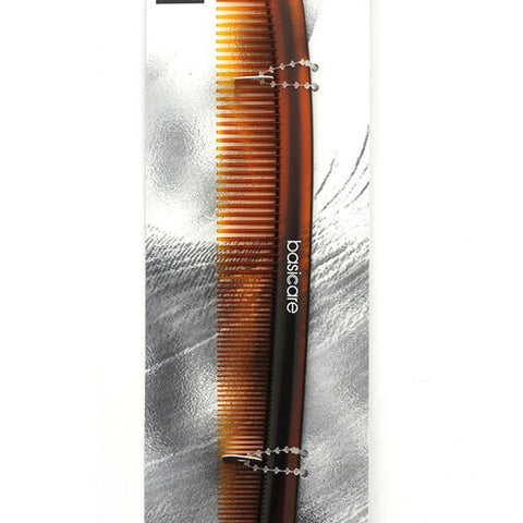 Basicare Mens Hair Comb Military 18cm Anti Static Compact Travel Comb