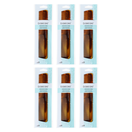 Basicare Hair Comb Dressing 20cm Bundle of 6 Professional Styling Combs