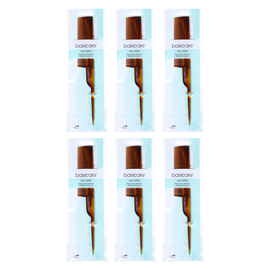 Basicare Hair Tail Comb 6 Pack Professional Styling and Sectioning Comb