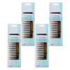 Basicare Wide Tooth Comb Bundle of 4 Durable Combs