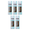 Basicare Wide Tooth Comb Bundle 5 Pack Detangling Comb for Curly Hair