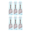 Basicare Oval Hair Brush 26cm Bundle of 6 Detangling Comb for Smooth Hair
