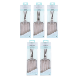Basicare Hair Pad Brush 26cm Bundle of 5 Detangling Styling Brushes