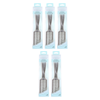 Basicare Vent Brush Black 5 Pack for Blow Drying Styling Detangling Hair Brush