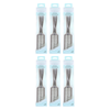 Basicare Vent Brush Black Bundle of 6 for Blow Drying Styling Detangling