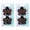 Basicare Flower Claw Hair Clips Pack of 2 Durable Stylish Hair Accessories