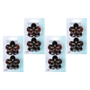 Basicare Flower Claw Hair Clips Bundle of 4 Durable Stylish Hair Accessories