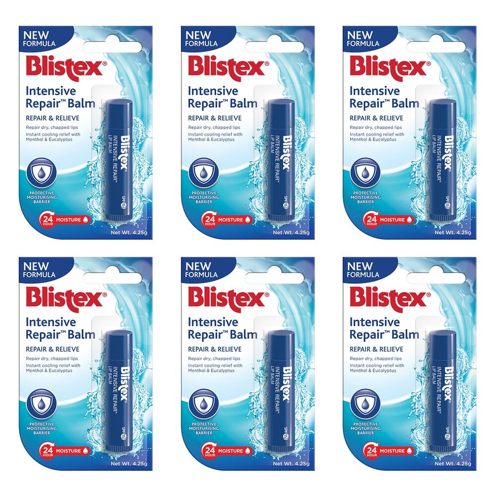 Blistex Intensive Repair Lip Balm 4.25g x 12 Bundle of 6