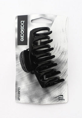 Basicare Large Black Hair Claw Clip 9cm Strong Durable Hair Accessory
