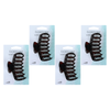 Basicare Claw Clip Shell Large 9cm Bundle of 4
