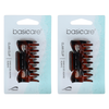 Basicare Large Shell Claw Hair Clip 2 Pack Strong Hold Durable