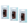 Basicare Large Shell Claw Hair Clip 3 Pack Strong Durable Hold