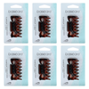 Basicare Large Shell Claw Hair Clip 6 Pack Strong Hold Durable