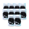 Basicare Black Octopus Claw Hair Clip 8.5cm Strong Hold Stylish Hair Accessory Pack of 10