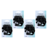Basicare Black Octopus Claw Hair Clip 85mm Bundle of 4 Strong Hold