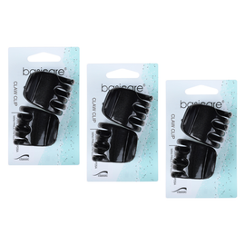 Basicare Claw Hair Clip Bundle of 3 Strong Hold Durable Hair Accessories