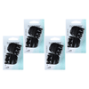 Basicare 4 Pack Stylish Claw Hair Clips Durable Strong Hold Hair Accessories