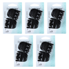 Basicare Stylish Claw Hair Clip Bundle of 5 Pack of 2 Durable Strong Hold