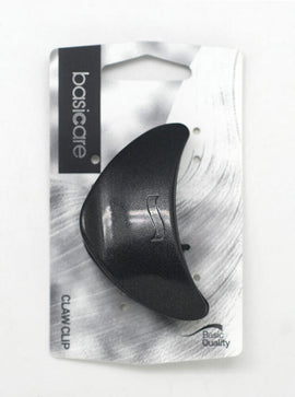 Basicare Claw Clip Iconoclass 7cm Black Strong Hold Hair Accessory