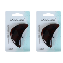 Basicare Iconoclass Claw Clip Green 7cm Strong Hold Hair Clips Pack of 2