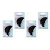 Basicare Claw Clip Iconoclass Green 7cm 4 Pack Strong Hold Hair Clip
