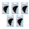 Basicare Claw Clip Iconoclass Green 7cm 5 Pack Strong Hold Hair Clip