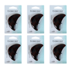 Basicare Claw Clip Iconoclass Green 7cm Strong Hold Bundle of 6