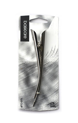 Basicare Ibis Hair Clip Silver 13cm Strong Durable Styling Accessory