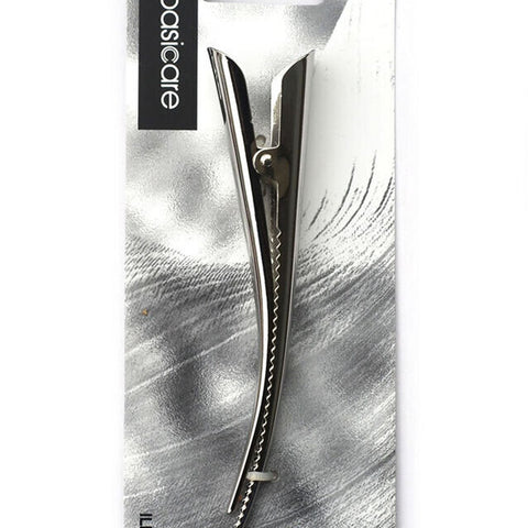 Basicare Ibis Hair Clip Silver 13cm Strong Durable Styling Accessory