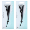 Basicare Ibis Metal Hair Clip 13cm Black Pack of 2 Strong Durable Hold