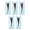 Basicare Ibis Metal Hair Clip Black 13cm Pack of 5 Strong Durable Hold