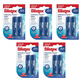 Blistex Intensive Repair Lip Balm Value Pack 4.25g x 12 Bundle of 5