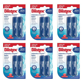 Blistex Intensive Repair Lip Balm Value Pack 4.25g x 12 Bundle of 6