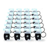 Basicare Snag Free Round Hair Elastics Black 12pcs Secure No Metal Hair Ties Bundle of 24