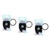 Basicare Snag Free Round Hair Elastics Black 12pcs Bundle of 3