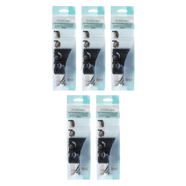 Basicare Self Holding Hair Roller Set Large 4pcs 6cm x 4cm Bundle of 5