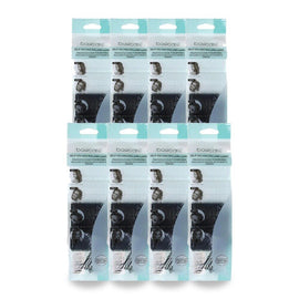Basicare Self Holding Hair Rollers Large 4pcs 6cm x 4cm for Styling Bundle of 8