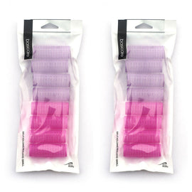 Basicare Self Holding Hair Rollers Small 8 Pack 6cm x 2cm Reusable