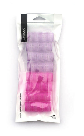 Basicare Self Holding Hair Rollers Small 8pcs 6cm x 2cm for Easy Styling