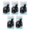 Basicare Hair Tint Tool Kit 5 Pack Bowl Brush Cap Gloves Pouch