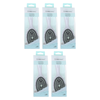 Basicare Oval Hair Wet Brush Anti Static Cushion Ergonomic Handle Bundle of 5