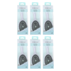 Basicare Oval Wet Hair Brush Anti Static Cushion Ergonomic Handle 6 Pack