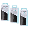 Bundle of 3 Basicare Elastic Brown Hair Bands 24pc 4mm No Metal
