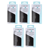 Basicare Brown Elastic Hair Bands 24pc 4mm Bundle 5 Pack