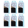 Basicare Multi Color Elastic Hair Bands 24pc 4mm No Metal Bundle of 6