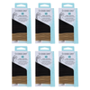 Basicare Bundle of 6 Multi Color Elastic Hair Bands 48 Pack 2mm Snag Free